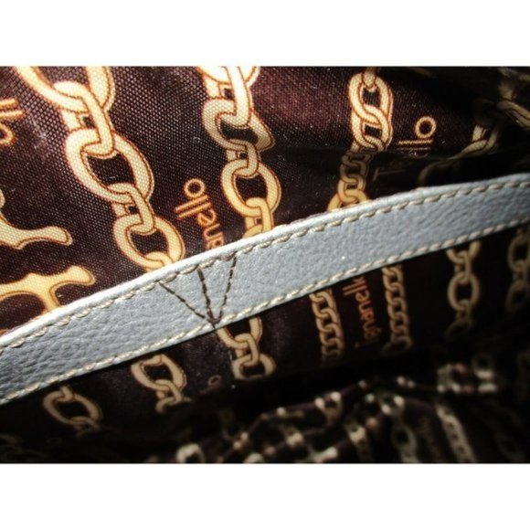 Tignanello Silver Pebbled Oversized Hobo Buttery Soft Leather Shoulder Bag - Picture 10 of 10